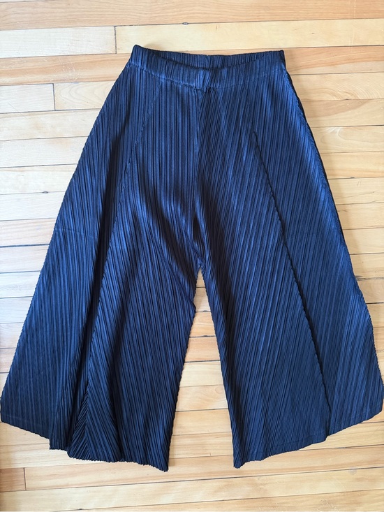 Issey Miyake Pants - Issye Miyake | Pleated Culottes